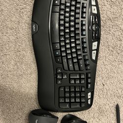 Logitech MK570 Wireless Wave Keyboard and Mouse Combo, Black