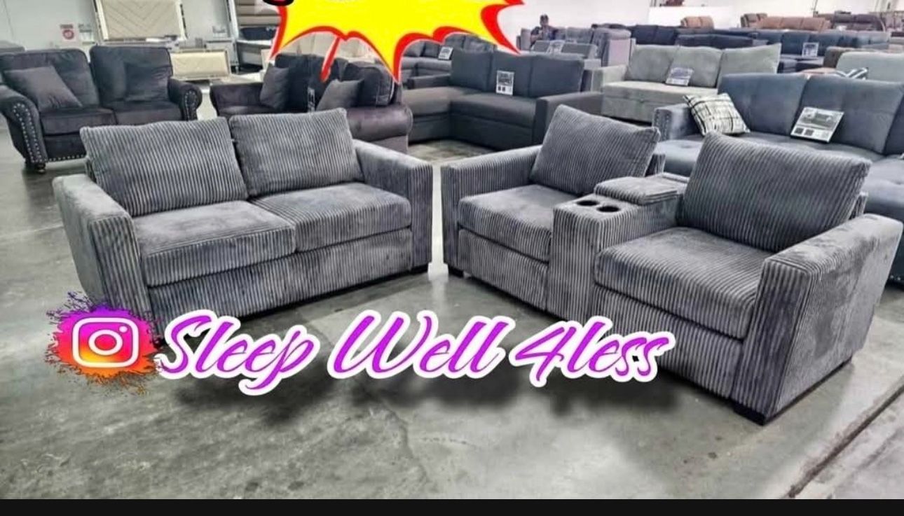 2 Pc Sofa Set 