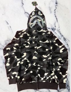 BAPE City Camo Shark Full-Zip Hoodie size XL!