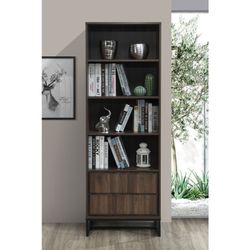 69" H DARK WALNUT Book Shelves