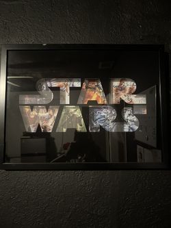 Star Wars Glass Framed Art