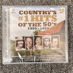 Country’s #1 Hits Of The 50’s (‘50 To‘59) 2 Disc Set