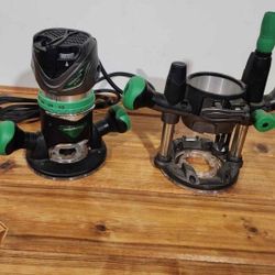 Metabo 'HPT" corded electric 2 1/4HP router with plunge base