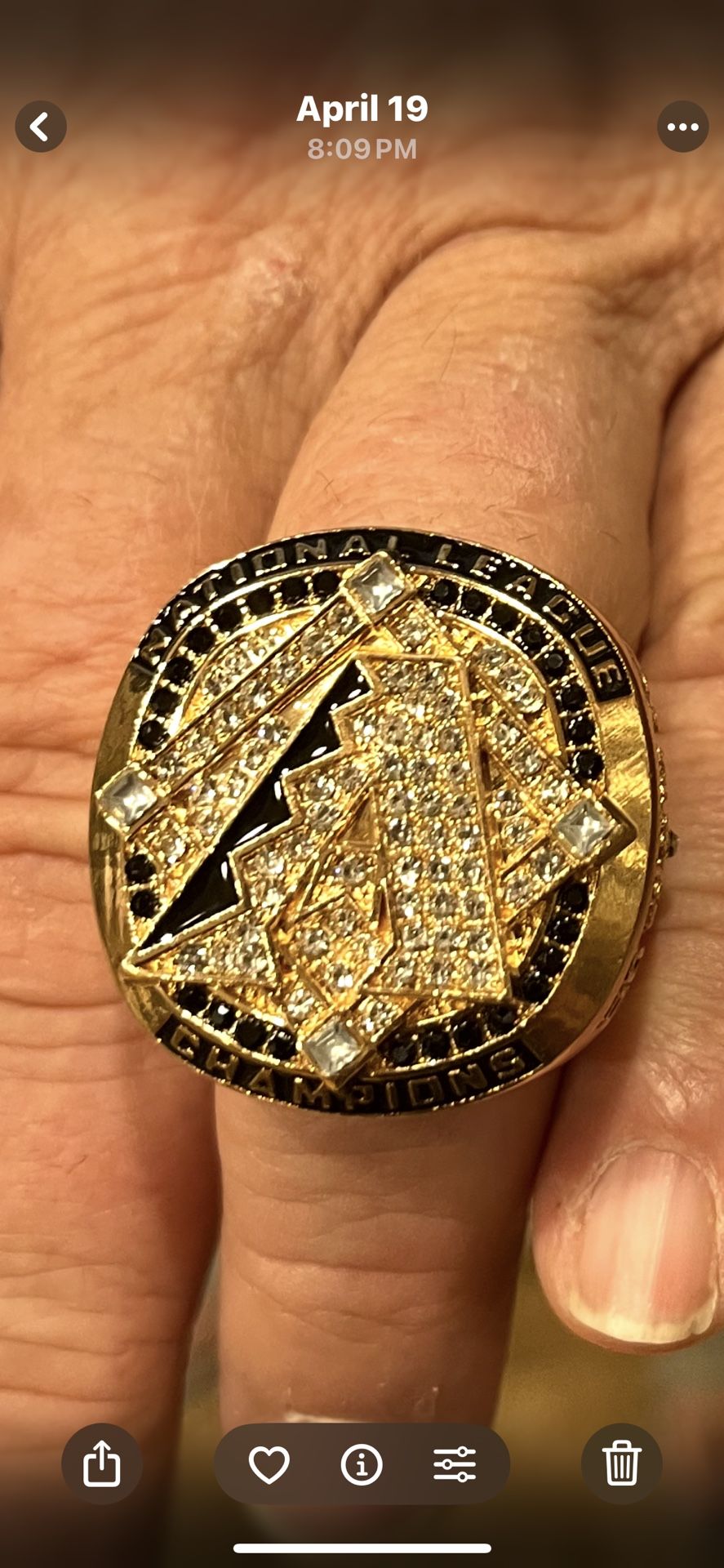 Dbacks 2023 Championship Ring