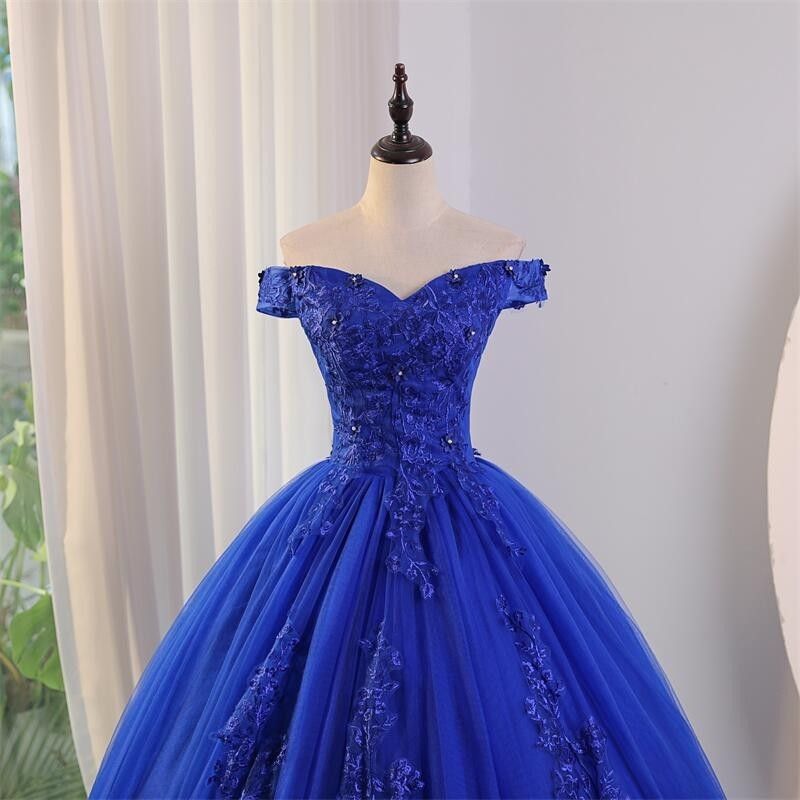 Rhinestone Lace/Tulle Ball Formal/Wedding