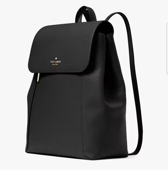 NWOT Kate Spade New York Lena Large Flap Leather Backpack RETAIL $499