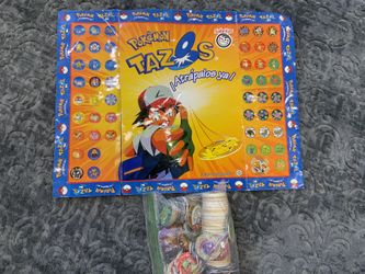 Pokemon Tazos Full Collections 1&2, 2D, 3 & Some Of The 4th Collection. All Mexico Edition