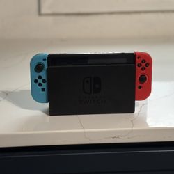 Nintendo Switch OLED Model HEG-001 Handheld Console - 64GB - Black/Neon Red/Neon