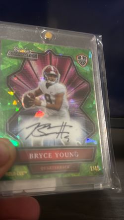Bryce Young Wild Card Alumination Auto 1/45