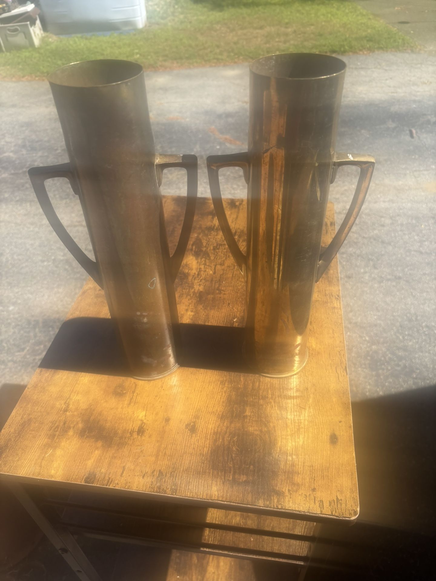 Brass Military Shell With Handles