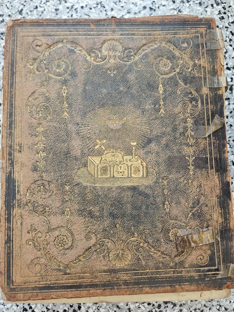 The Holy Bible by Rev. Dr. Challoner. Family Bible.