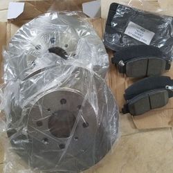 Front rotors and breaks pads for Civic 96 and up