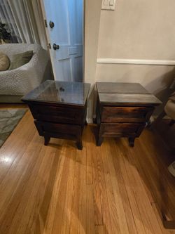 Solid wood night stands