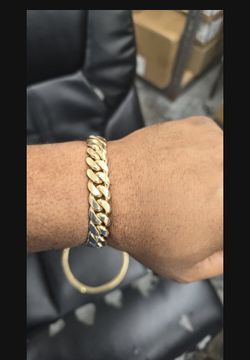 Chain And Bracelet 14k Gold 290 Grams Both