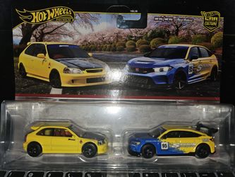 Hot Wheels Car Culture 2 Pack Target '99 Honda Civic Type R EK9 & Type R FL5 🟨 $30