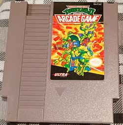 TMNT II The Arcade Game NES Cartridge