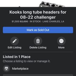 Kooks Long Tube Headers For 6.1-6.4L Challenger/srt8/scat Pack