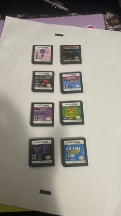 Nintendo DS Game Cartridges Lot of 8