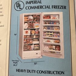 Imperial Commercial Upright freezer
