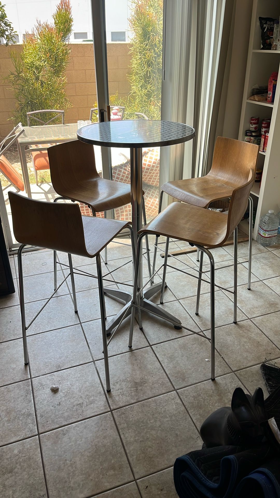 Bar Table And 4 Stools