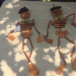 Halloween Metal Skeletons
