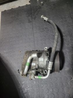 PORSCHE 911 997  FACTORY OEM A/C COMPRESSOR PUMP (contact info removed) DENSO W/ HOSE

