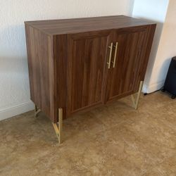 Modern Dark walnut Sideboard Cabinet 