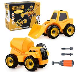 Take apart toy construction assemble