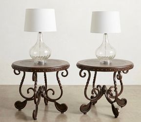 Two Round end table, side table