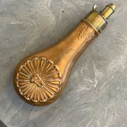 Antique Brass Powder Flask