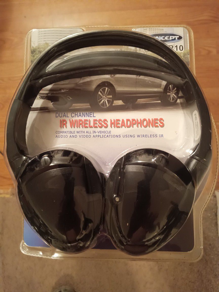 CONCEPT-dual channel {IR} wireless headphones