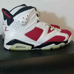 Air JORDAN 6 RETRO CARMINE MEN SZ 9.5