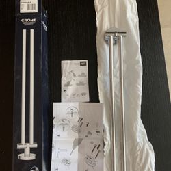 Grohe (contact info removed)1 Essentials 18 In. Double Towel-Bar, Starlight Chrome