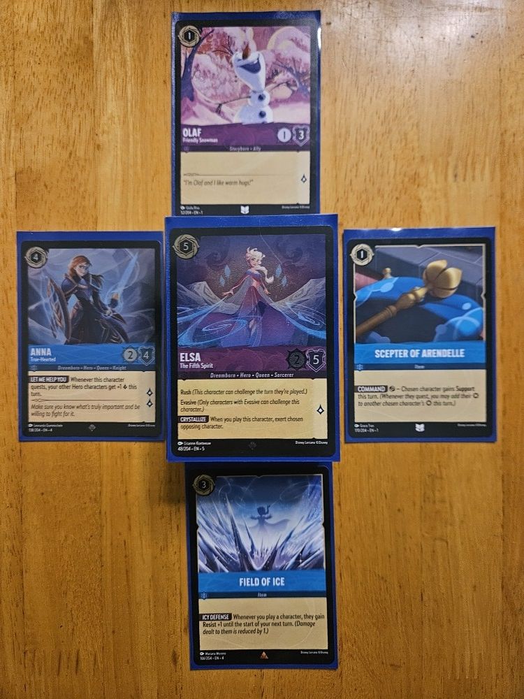 Disney Lorcana Frozen Themed Deck