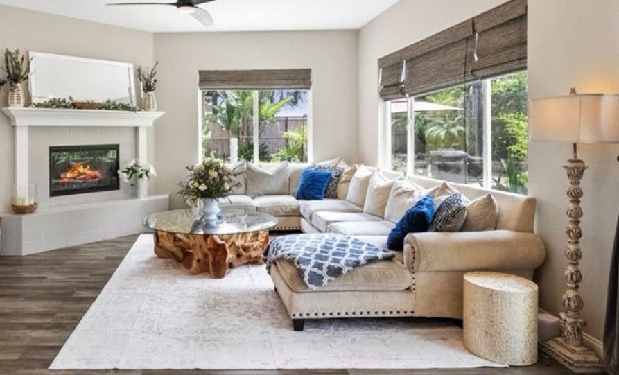 Large Luxe Sectional Sofa – Oversized Chaise