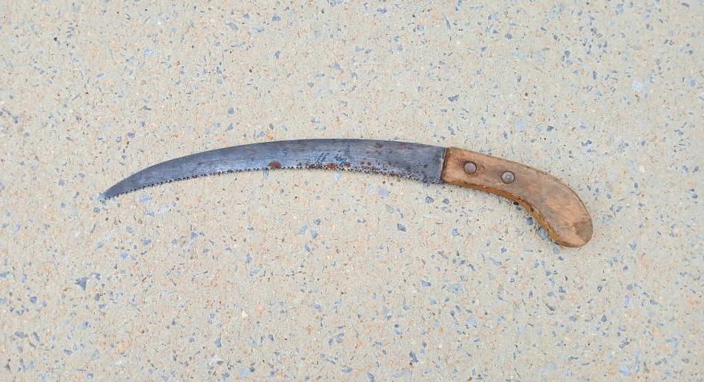 Vintage Wood Handle Pruning Saw