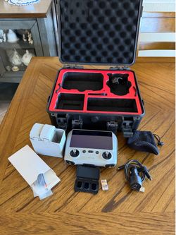 DJI RC Controller w/Screen + 2 Intelligent Flight Battery Plus + Hard Case & Accessorie
