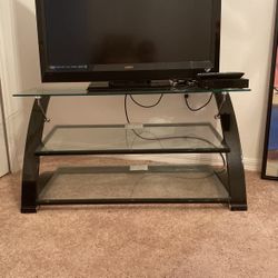 Glass TV Stand- Perfect Condition 