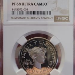 Cuba 1987 Peso Souvenir Proof Cuni Original Cuban Issue