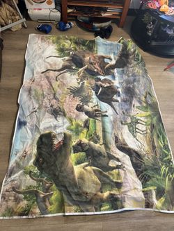 Party Dinosaurs 🦕 Background Banner Is 7x5 Ft / Like New Used It 1 Time  