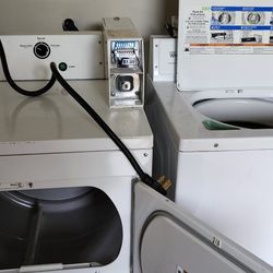 Maytag And Whirlpool , Coin Op Washer And Dryer