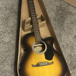 Fender FA-135CE Concert Acoustic-Electric Guitar Sunburst