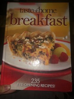 Taste of home breakfast cookbook