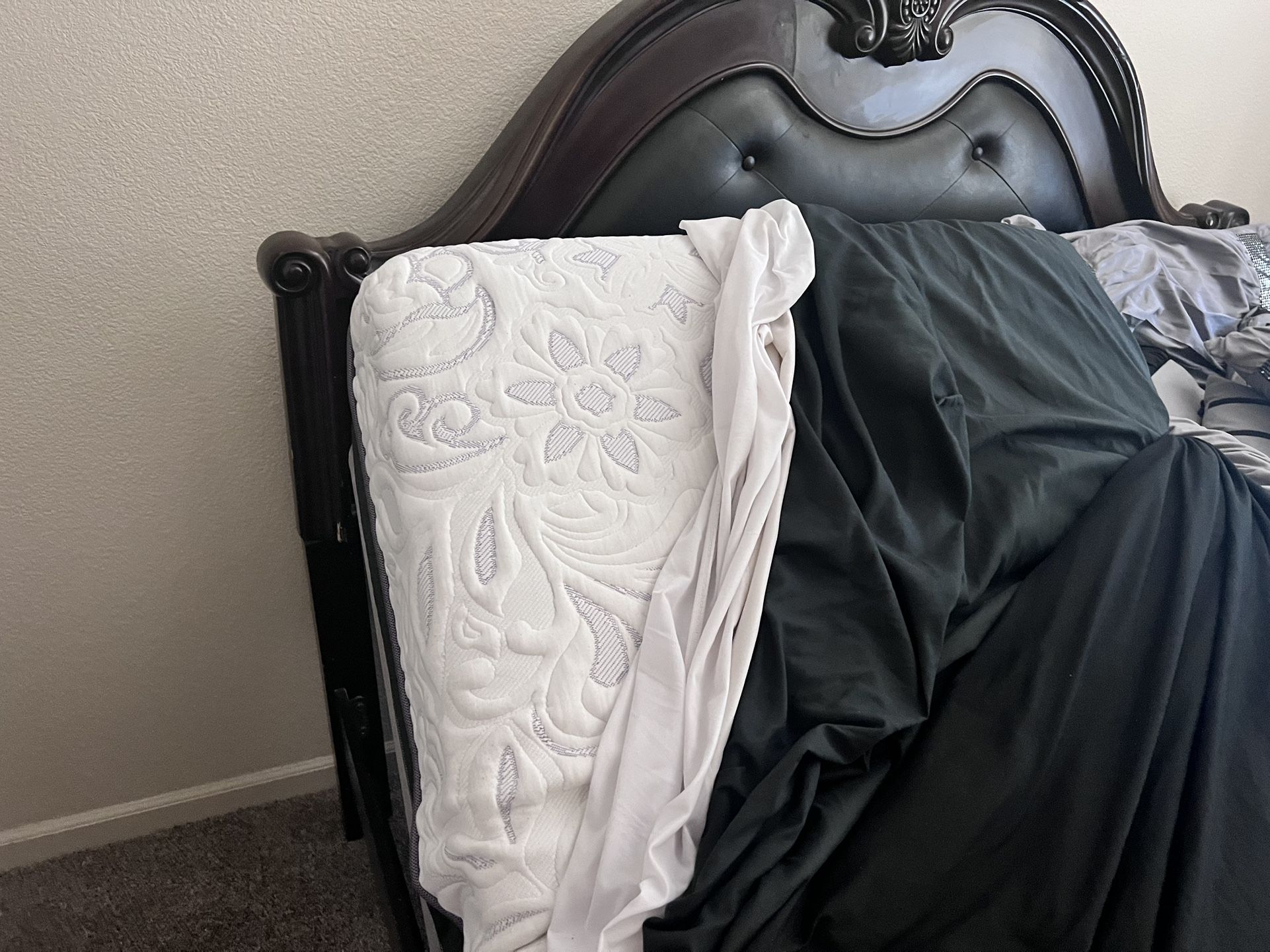 Adjustable Bed …. Two Bar Stools