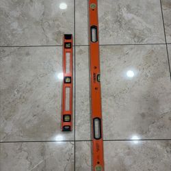 Johnson Level Set (2-Piece) – 48" Heavy-Duty Aluminum Box Level & 24" Level