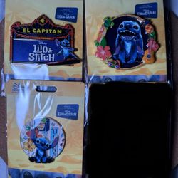 Disney 3 Pin Set DSSH DSF Lilo & Stitch Live Action Pin LE 400