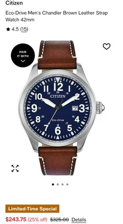 Men's Eco Drive Citizen Watch