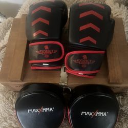 Kids Boxings Gloves and Pads