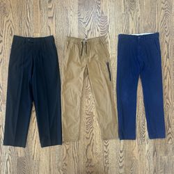 Boys Size 8 Nicer Dress Pants (bundle of 3 pairs)