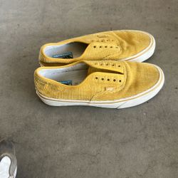  Yellow Corduroy Vans